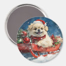 Recherche de scène de neige magnets Festif