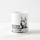 Search for doberman pinscher mugs Pet