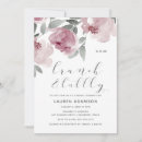 Search for dusty rose bridal shower invitations Floral