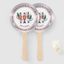Search for christmas hand fans White