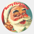 Search for vintage santa stickers St nick