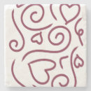 Search for red heart coasters Dark