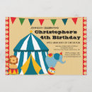 Search for circus tent invitations Party