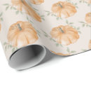 Search for pumpkins wrapping paper Autumn fall