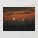 Search for new york usa skyline postcards Sunset