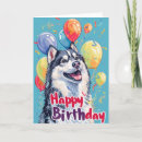 Recherche de alaska anniversaire cartes Malamute d'alaskan