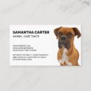 Search for boxer business cards Pet care
