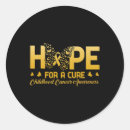 Search for cure childhood cancer stickers Hope