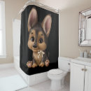 Search for black and tan shower curtains Dog