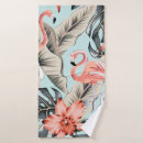 Search for pink flamingo bath towels Leaves