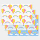 Search for hot air balloon wrapping paper Clouds