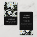 Recherche de fille florale cartes visite Élégant