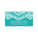 Search for turquoise return address labels Contemporary
