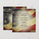 Search for military wedding invitations Old glory