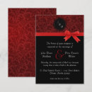 Search for red damask invitations Vintage