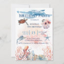 Search for whale birthday invitations Corals