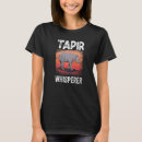 Recherche de mammifère de faune tshirts Tapir