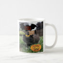 Search for black cat and pumpkin mugs Orange