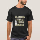 Search for funny latin tshirts Language
