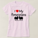 Search for pomeranian tshirts Silhouette