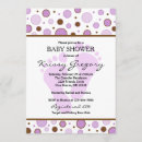 Search for brown dots invitations Gender neutral