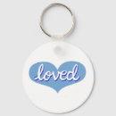 Search for love much keychains Heart