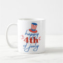 Search for 4th of july mugs Red white blue