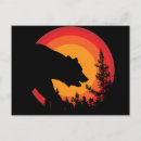 Search for bear silhouette postcards Forest