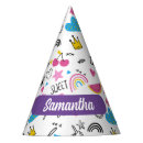 Search for unicorn paper party hats Colourful