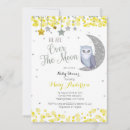 Recherche de lune jaune invitations Mother to be
