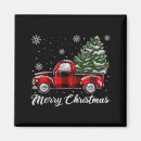 Search for christmas truck magnets Plaid