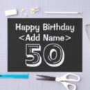 Search for 50th birthday tissue paper 50 years old