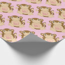 Search for cute jungle animals wrapping paper Girl