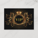 Search for vip business cards Crown