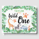Search for 1st birthday guest books Safari