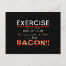 Recherche de oeufs plat cartes postales Bacon
