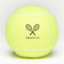 Search for unique tennis balls Logo