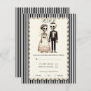 Search for bride and groom cartoon invitations Vintage