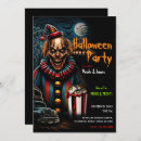 Recherche de clown halloween invitations Effrayant