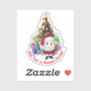 Search for stocking hat stickers Santa claus
