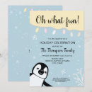 Search for penguin seasonal invitations Fun