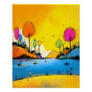 Search for cartoon style posters Landscape