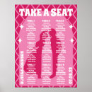 Search for retro wedding seating charts Abstract