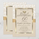 Search for diamond anniversary invitations Gold