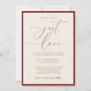 Search for nothing fancy just love wedding invitations Calligraphy