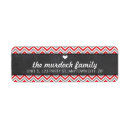 Search for red stripe return address labels Trendy