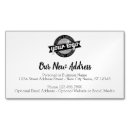 Search for change of address business cards We are moving