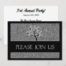 Search for logo business invitations Black and white
