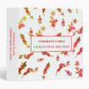 Search for christmas recipe binders Botanical