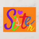 Recherche de amour de soeur cartes postales Pour elle